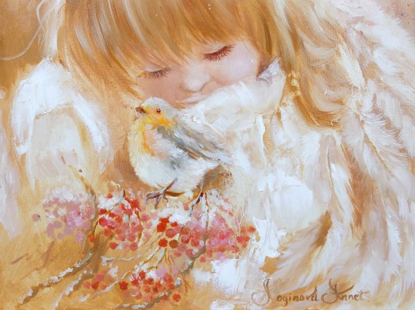 Аннет Логинова картины ангелы