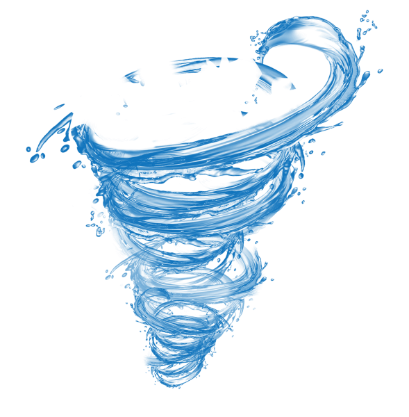 Воронка из воды