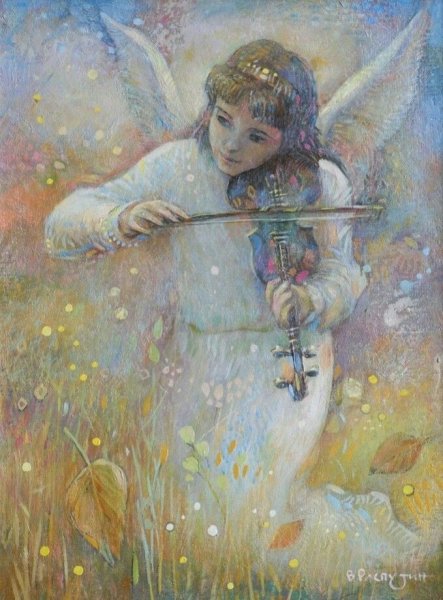 Елена Сениченко иллюстрация ангел