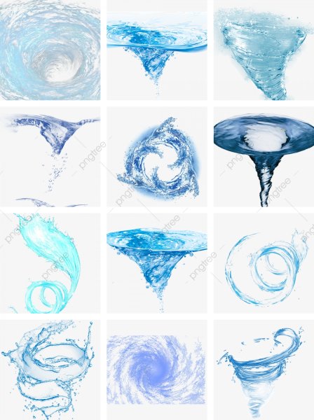 Вихревое движение воды