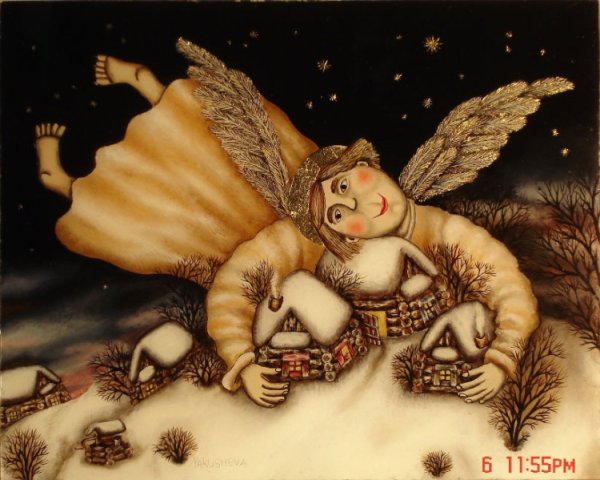 Юлия Якушева художник ангелы