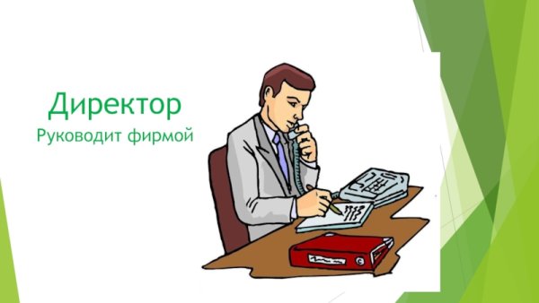 Профессия директор фирмы