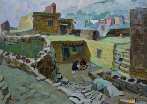 Дагестан сакля аул рисунок
