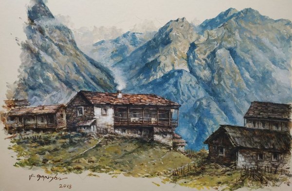 Дагестан сакля аул