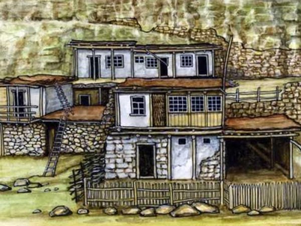 Сакля Грузия