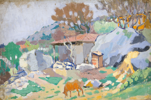 Кавказская сакля рисунок