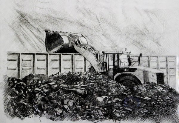 Угольные зарисовки