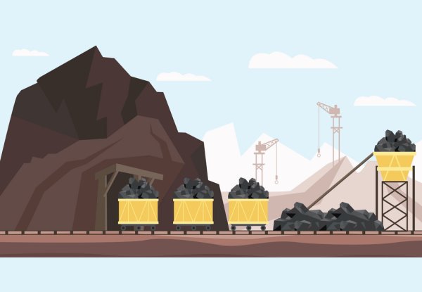 Иллюстрации угольная промышленность