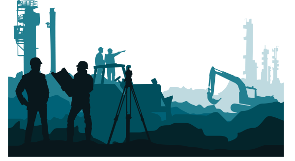 Шахта силуэт