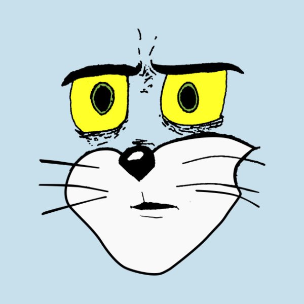 Удивленный кот том