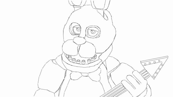 Раскраски АНИМАТРОНИКИ Олд Фредди
