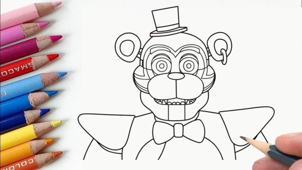 Как нарисовать ФНАФ 9