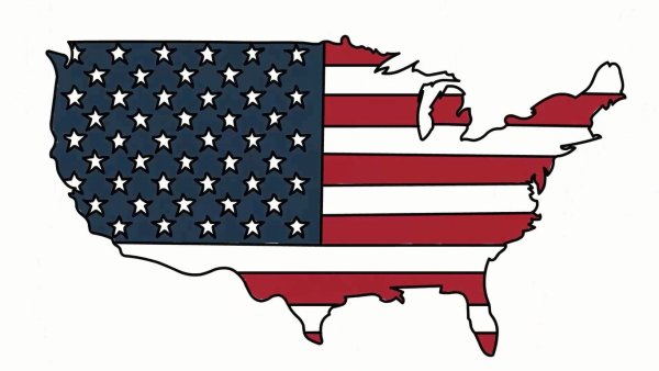 США нарисовать