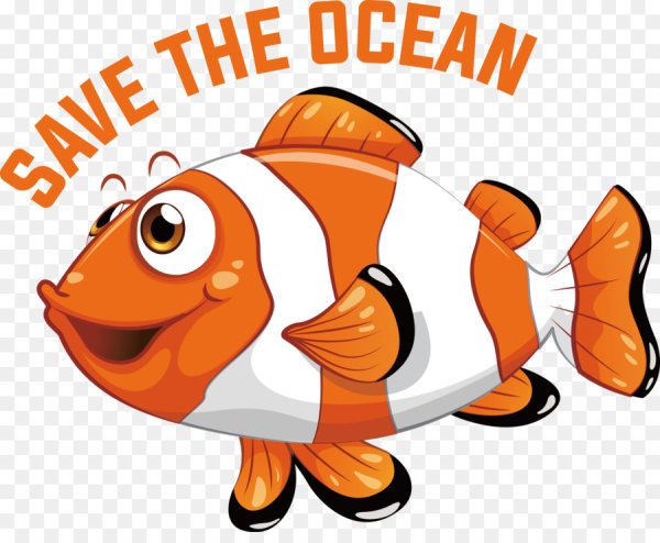 Рыбка мультяшная