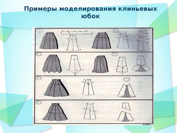 Моделирование клешевой юбки