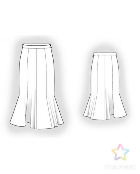 Конструкции юбок прямая клиньевая коническая