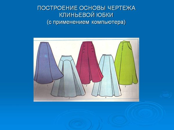 Юбка раскраска для детей