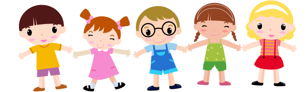 Дети на прозрачном фоне