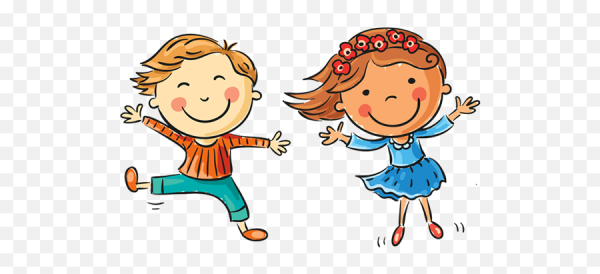 Дети танцуют рисунок