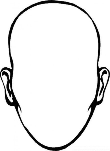 Контур лица