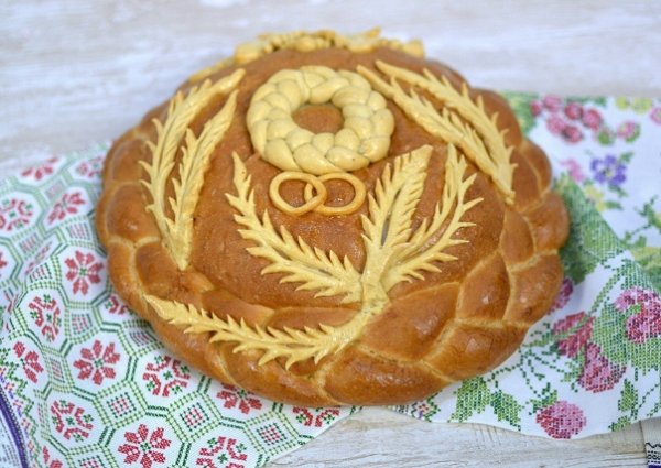 Традиционный белорусский свадебный каравай