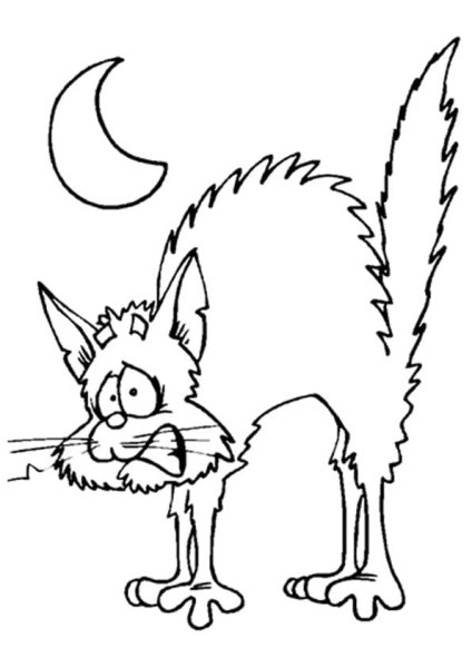 Страх раскраска