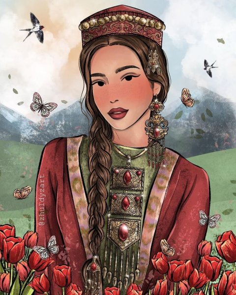 Казахские иллюстрации