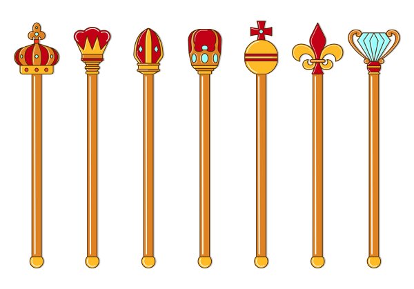 Скипетр Российской империи вектор