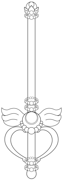 Скипетр раскраска для детей
