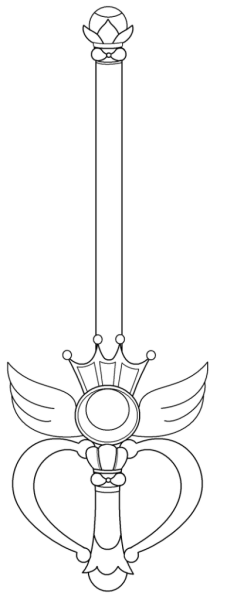 Посох раскраска