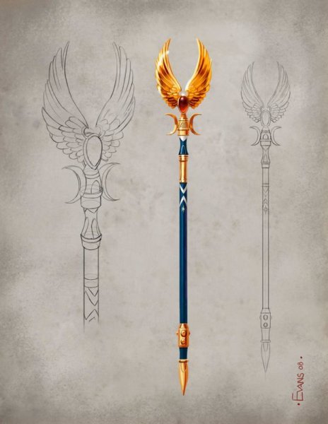 Посох мага вархаммер