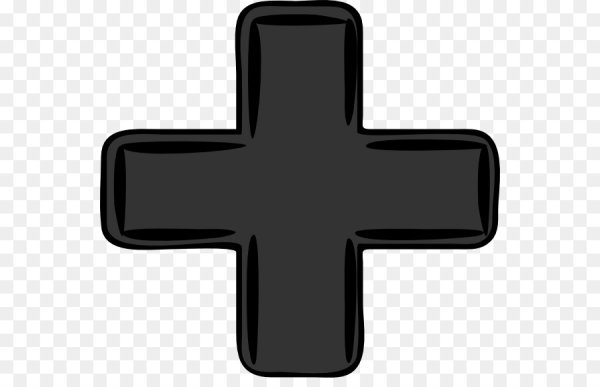 Плюс черный