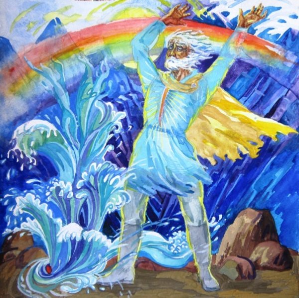 Дочь Байкала Ангара и богатырь Енисей