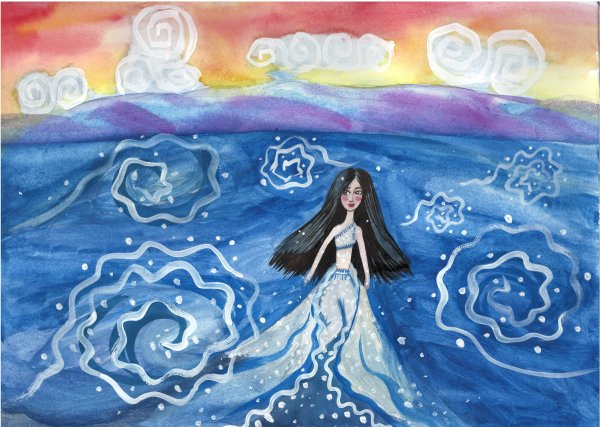 Рисуем красавицу Ангару