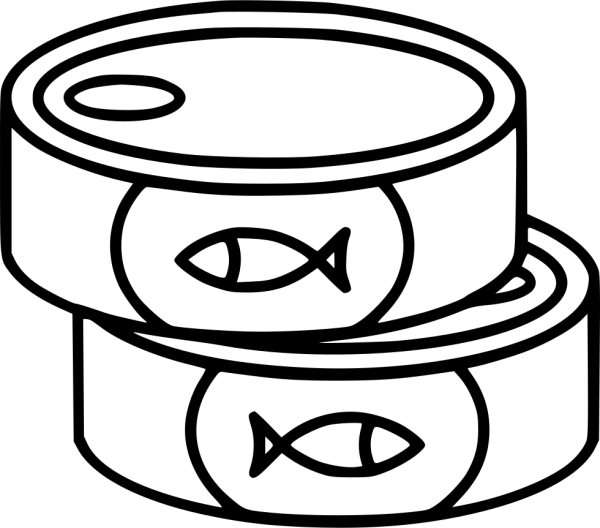 Консерва раскраска для детей