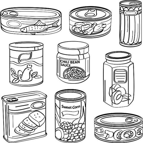 Консервы карандашом