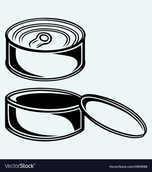 Консервная банка вектор