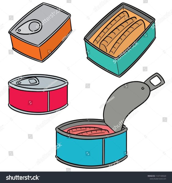 Консерва нарисованная