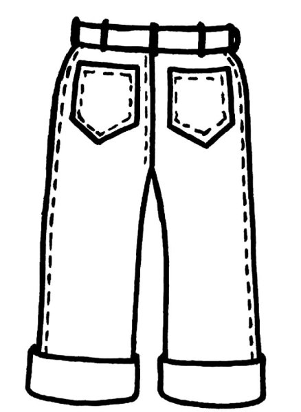Джинсы иллюстрация