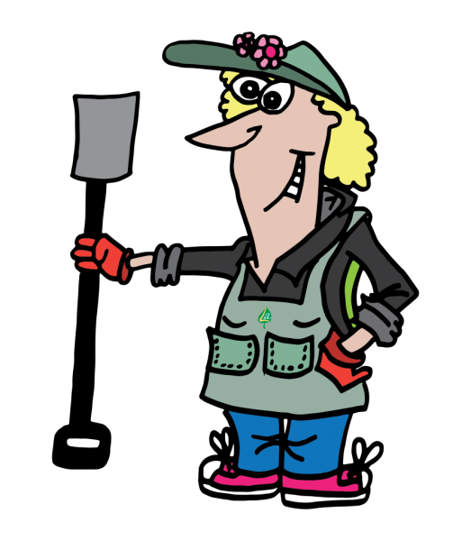 Садовод мультяшный