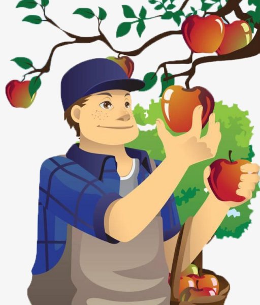 Садовник мультяшный