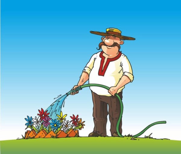 Смайлик садовник