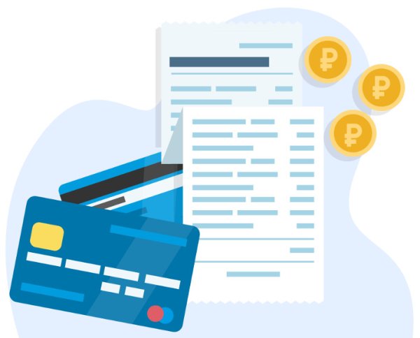 Чек нарисованный