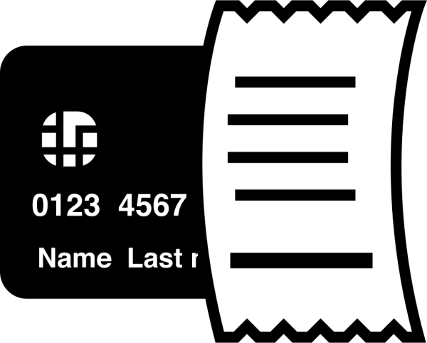 Чек иллюстрация