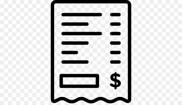 Чек нарисованный