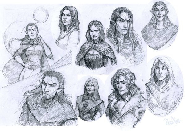 Арты скайрим карандашом