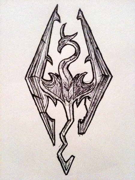 Скайрим эскизы