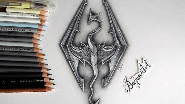 Скайрим Мирак рисунок