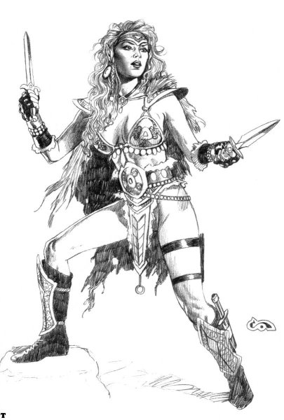 Clyde Caldwell воительницы