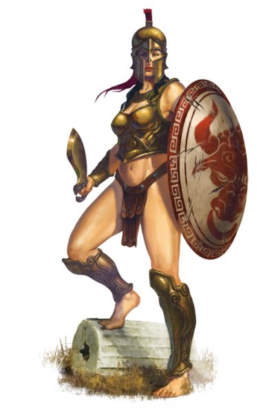 Barbarian female амазонки